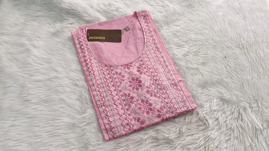 Avaasa Brand kurti - avaasa-baby-pink