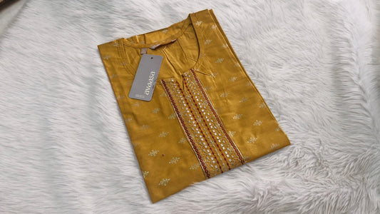 Avaasa Brand kurti - avaasa-marigold