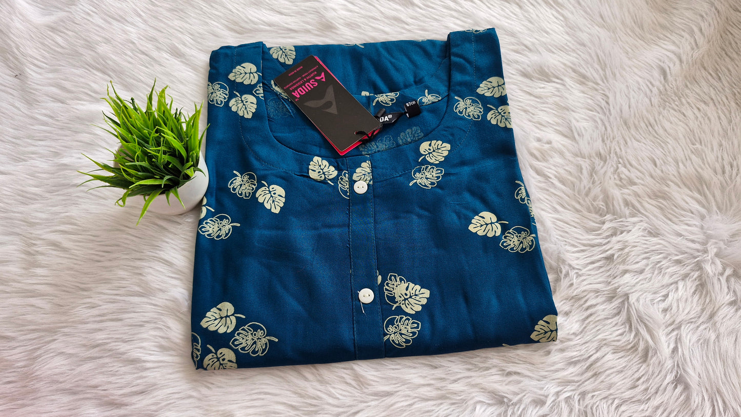 Beautiful Teal Blue kurti