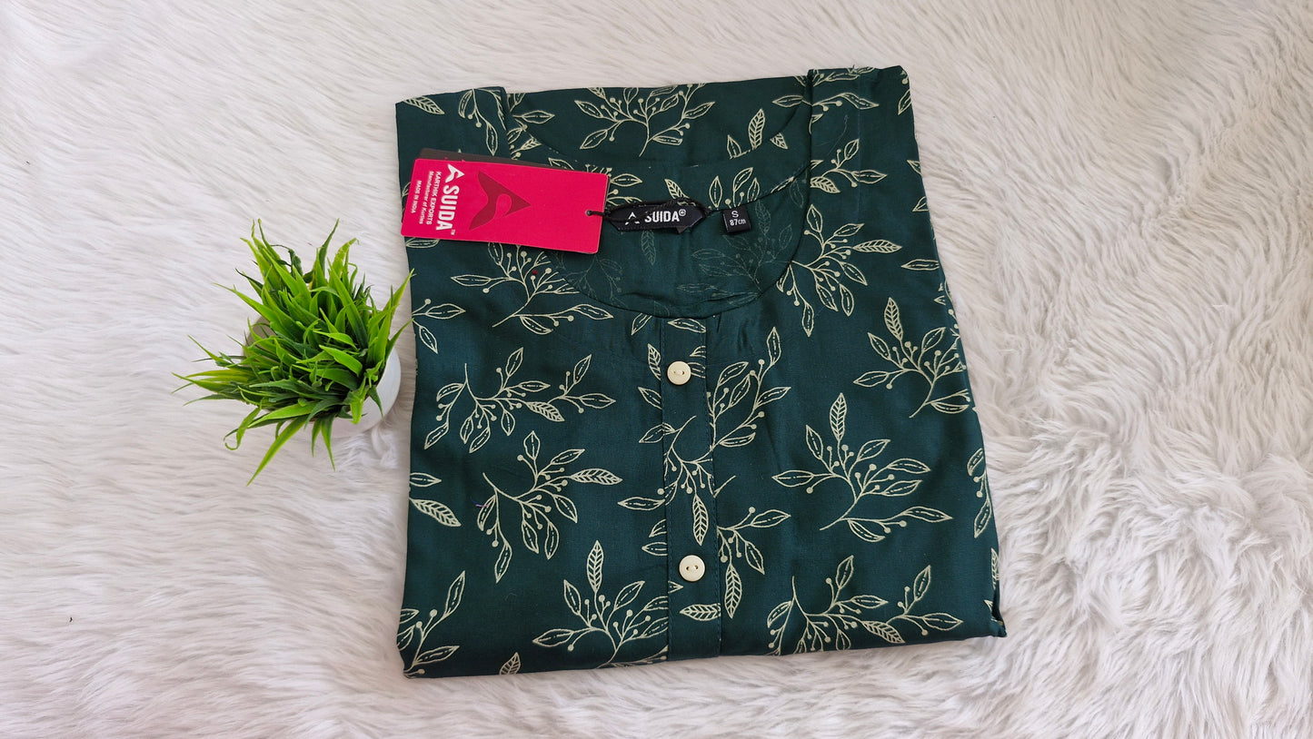 Elegant Dark Green kurti