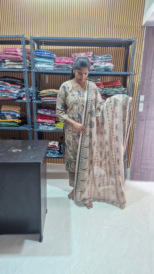 Pure cotton salwar set (With lining)