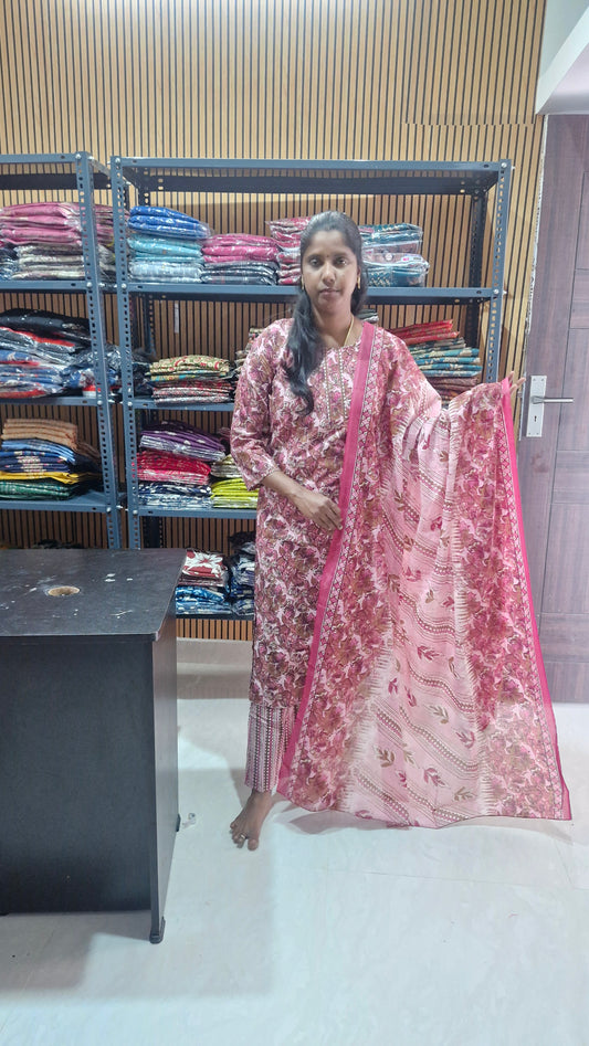 Pure cotton salwar set ( With Lining)