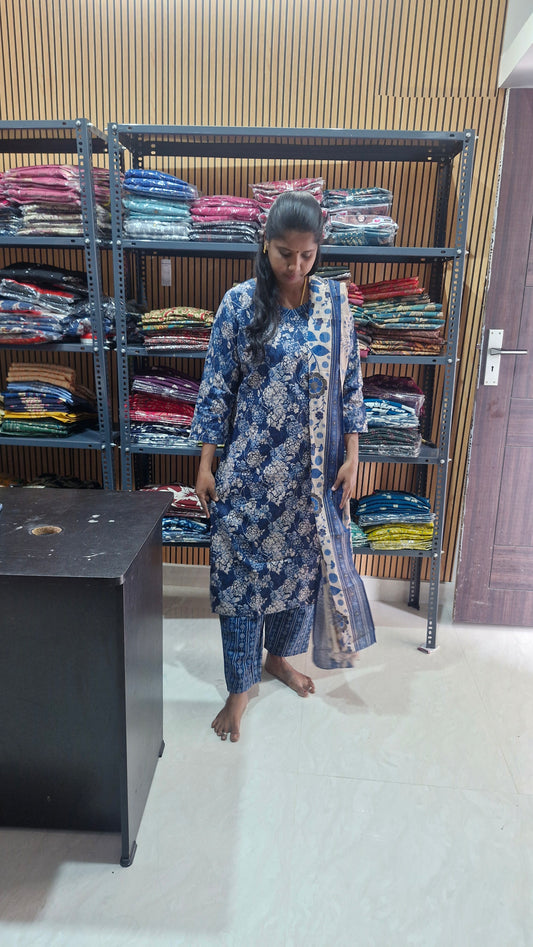 Pure cotton salwar set (with Lining)